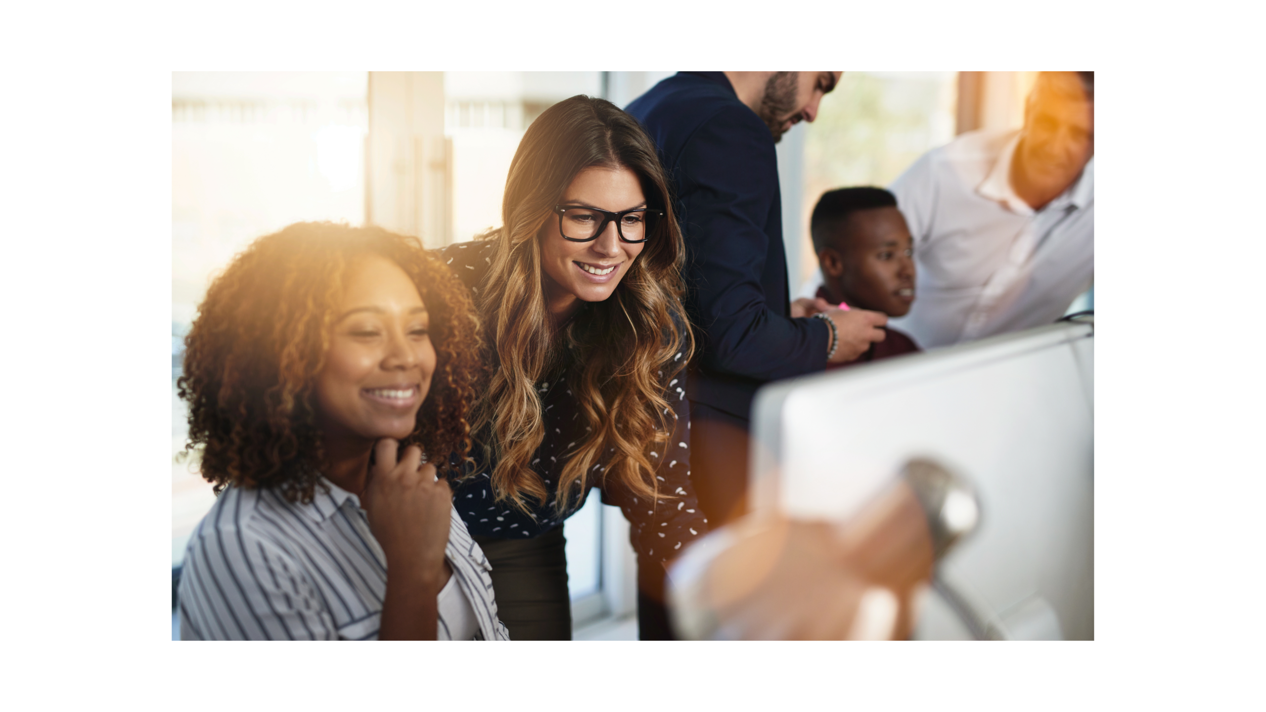 Équipe travaillant